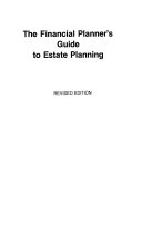 The Financial Planner's Guide to Estate Planning