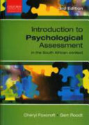 Introduction to Psychological Assessment in the South African Context