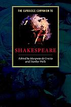 The Cambridge companion to Shakespeare