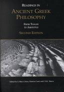 Readings in Ancient Greek Philosophy