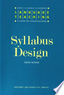 Syllabus Design