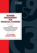 Business Management for Financial Planners