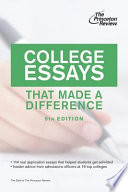 College Essays that Made a Difference