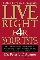  Live right 4 (for) your type 