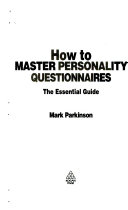 How to Master Personality Questionnaires