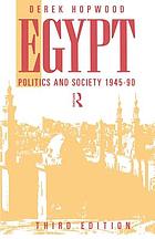 Egypt politics and society 1945-1990