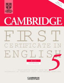 Cambridge First Certificate in English 5 Student's Book with answers