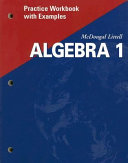 McDougal Littell Algebra 1