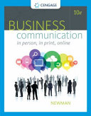 Business Communication: In Person, In Print, Online