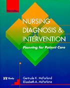 Nursing diagnosis & intervention : planning for patient care