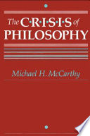 The Crisis of Philosophy