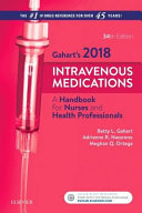 2018 Intravenous Medications