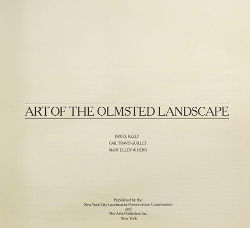 Art of the Olmsted landscape