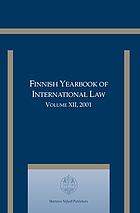 Finnish yearbook of international law