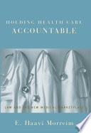 Holding Health Care Accountable