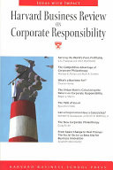 Harvard Business Review on Corporate Responsibility