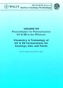 Chemistry & Technology for UV & EB Formulation for Coatings, Inks & Paints, Photoinitiation for Polymerization