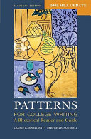 Patterns for College Writing with 2009 MLA Update