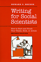 Writing for social scientists 