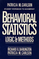 Behavioral Statistics