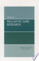 Issues in Palliative Care Research