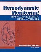 Hemodynamic monitoring : invasive and noninvasive clinical application