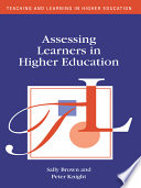 Assessing Learners in Higher Education