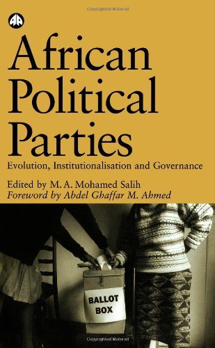 African political parties : evolution, institutionalism and governance