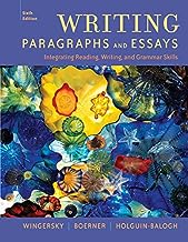 Writing paragraphs and essays : integrating reading, writing, and grammar skills