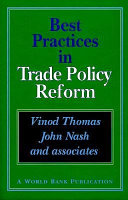 Best Practices in Trade Policy Reform