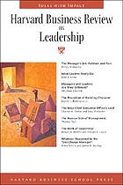 Harvard business review on leadership