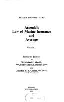 Arnould's Law of Marine Insurance and Average