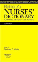 Baillière's Nurses' Dictionary : for nurses and health care workers