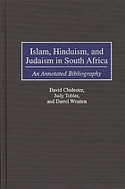 Islam, Hinduism, and Judaism in South Africa