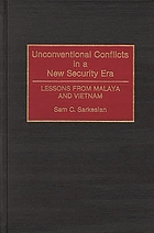 Unconventional Conflicts in a New Security Era