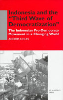 Indonesia and the "third Wave of Democratization"