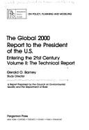 The global 2000 report to the President of the U.S. entering the 21st century