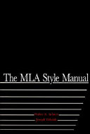 The MLA Style Manual