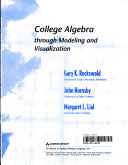 College Algebra Through Models and Visualization